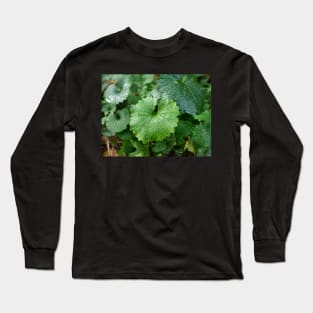 Green leaf look like dinosaur Long Sleeve T-Shirt